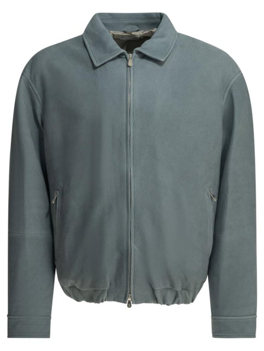 Brunello Cucinelli Nubuck Leather Jacket Tag Size L Men